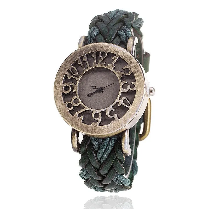 Antique Leather Bracelet Watches