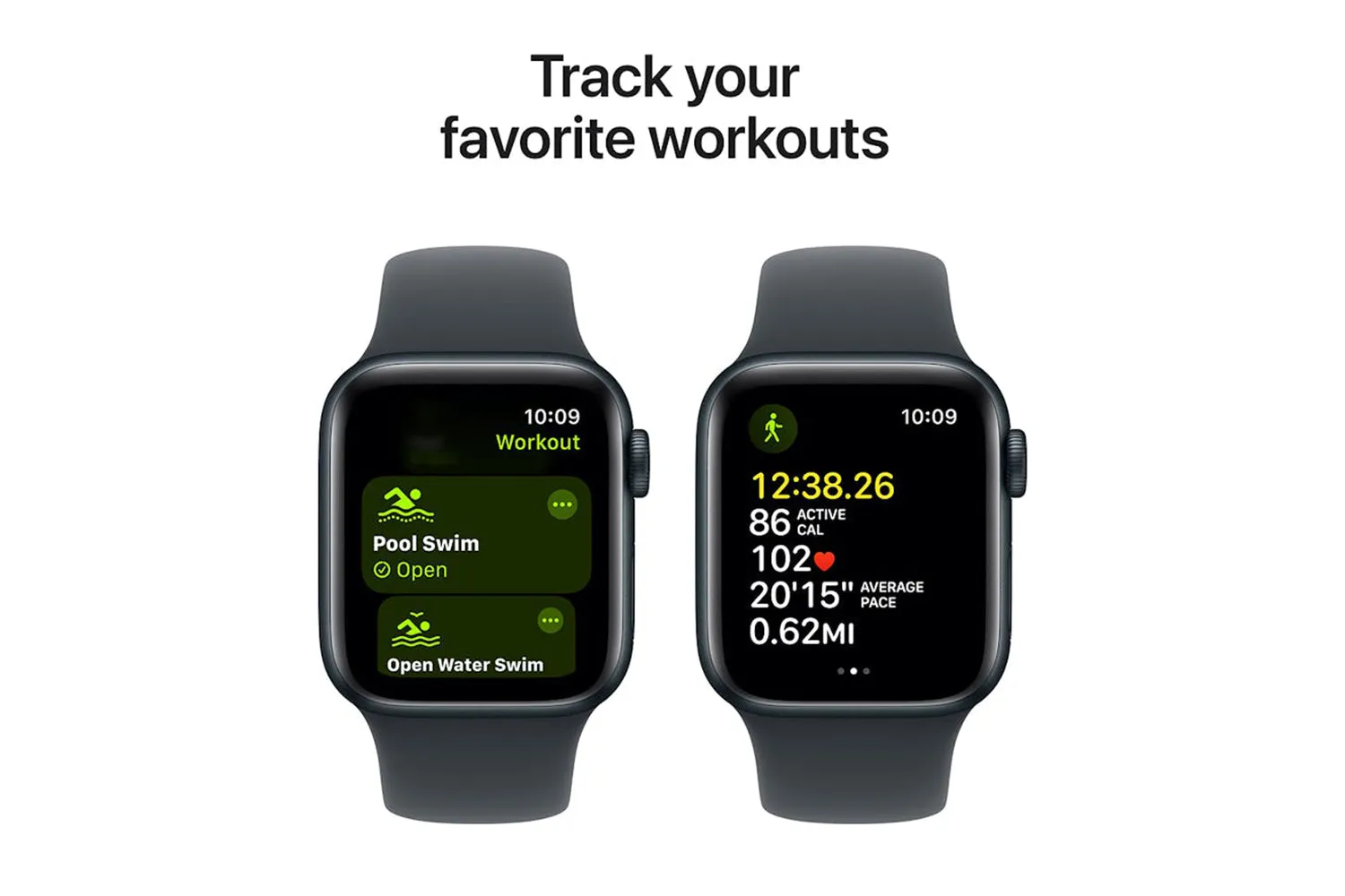 Apple Watch SE GPS | 40mm | Midnight Aluminium Case with Midnight Sport Band M/L