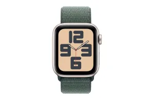 Apple Watch SE GPS | 40mm | Starlight Aluminium Case with Lake Green Sport Loop