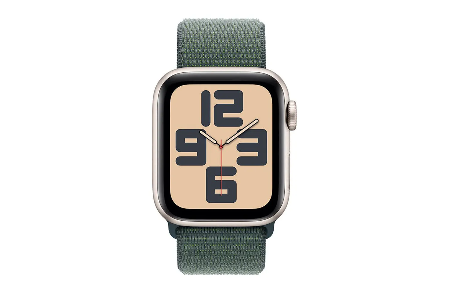 Apple Watch SE GPS | 40mm | Starlight Aluminium Case with Lake Green Sport Loop