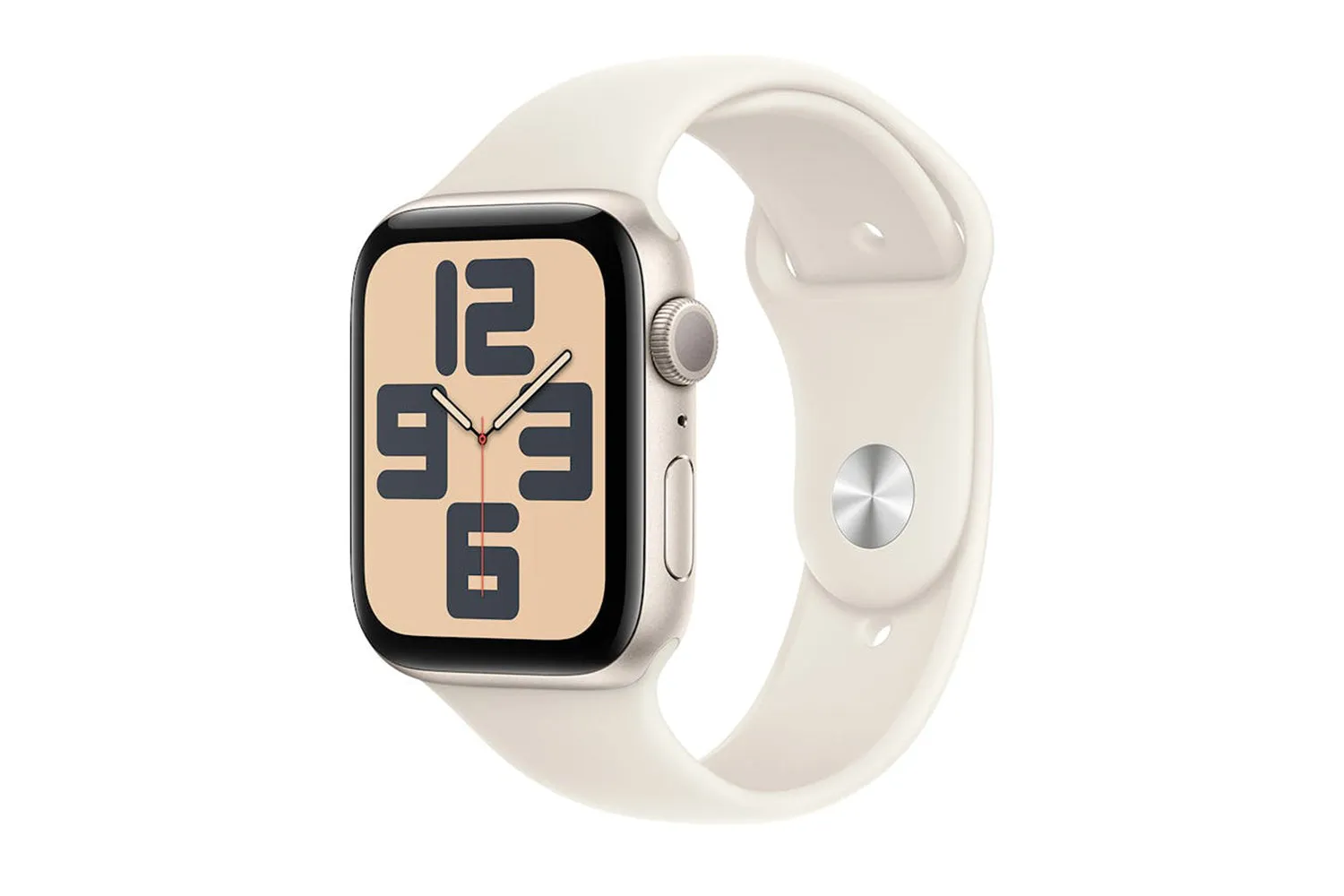 Apple Watch SE GPS | 44mm | Starlight Aluminium Case with Starlight Sport Band S/M