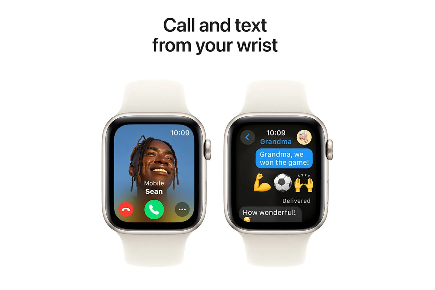Apple Watch SE GPS | 44mm | Starlight Aluminium Case with Starlight Sport Band S/M