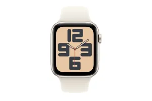 Apple Watch SE GPS | 44mm | Starlight Aluminium Case with Starlight Sport Band S/M