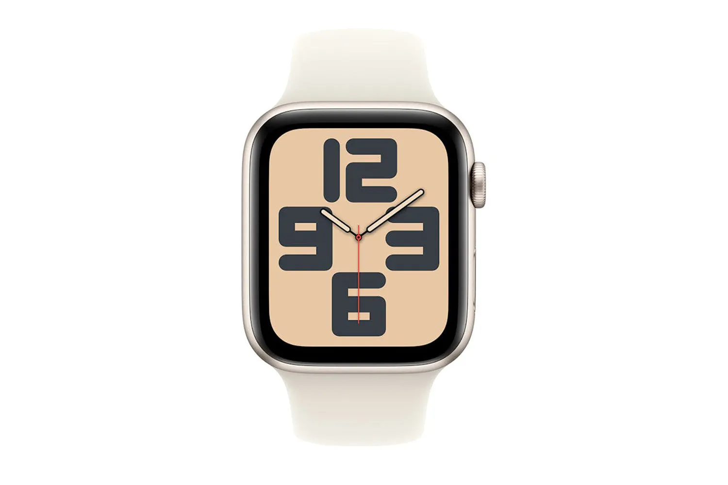 Apple Watch SE GPS | 44mm | Starlight Aluminium Case with Starlight Sport Band S/M