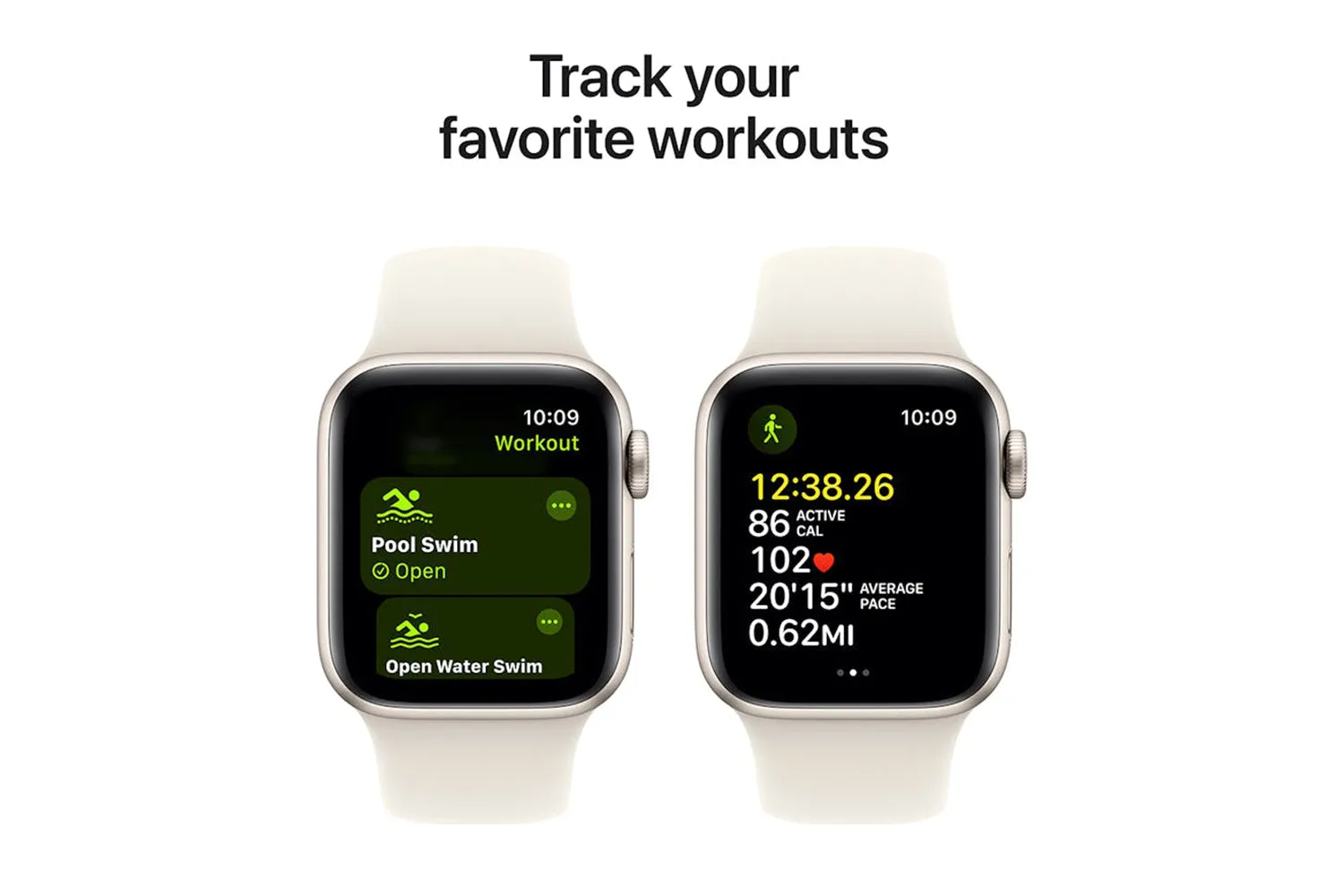 Apple Watch SE GPS   Cellular | 40mm | Starlight Aluminium Case with Starlight Sport Band S/M