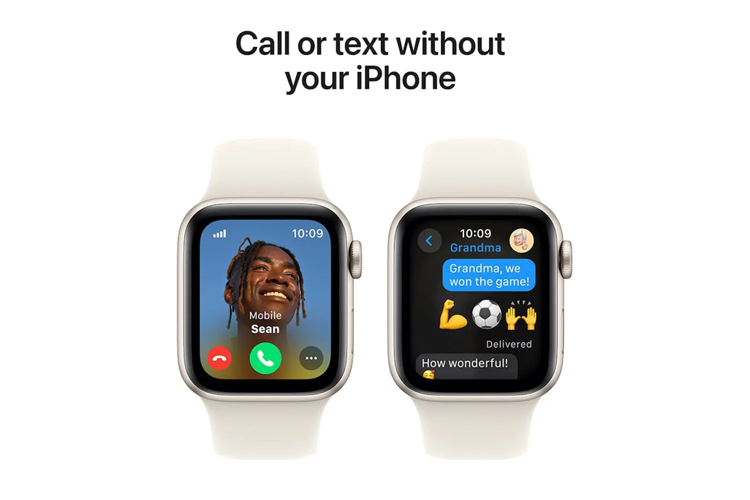 Apple Watch SE GPS   Cellular | 40mm | Starlight Aluminium Case with Starlight Sport Band S/M