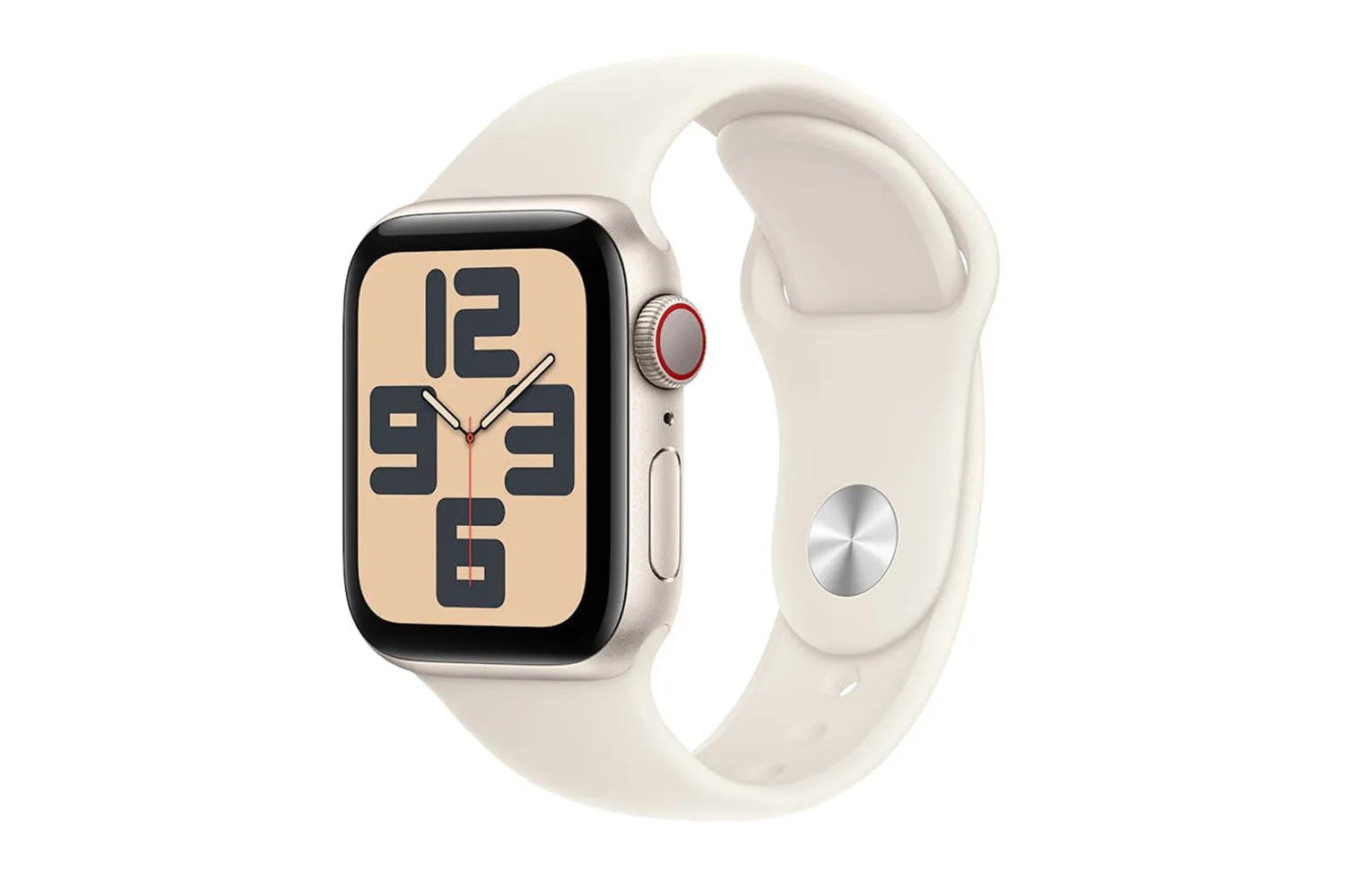 Apple Watch SE GPS   Cellular | 40mm | Starlight Aluminium Case with Starlight Sport Band S/M
