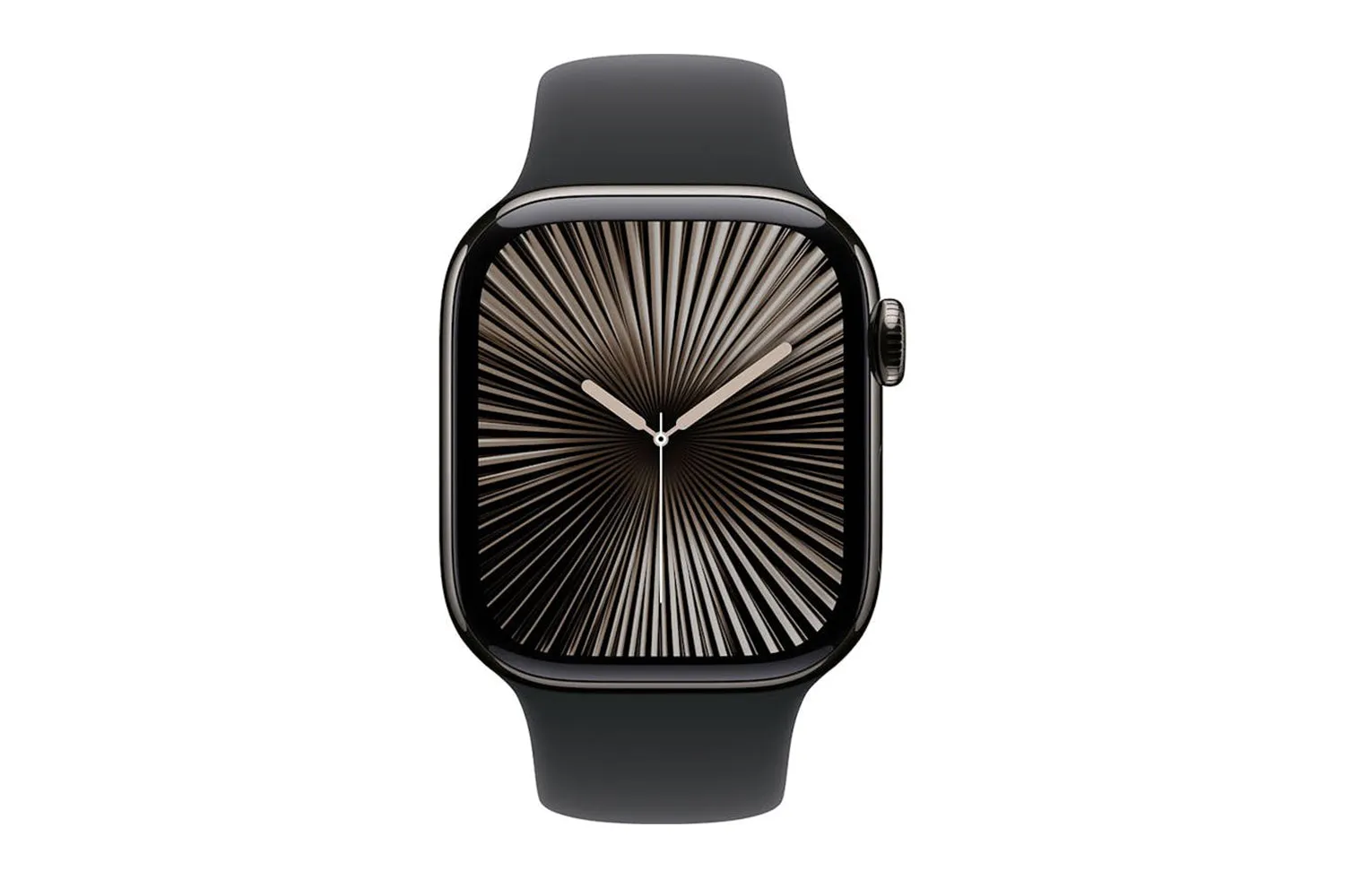 Apple Watch Series 10 GPS   Cellular | 42mm | Slate Titanium Case with Black Sport Band M/L