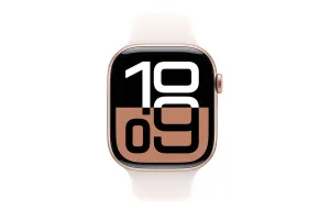 Apple Watch Series 10 GPS   Cellular | 46mm | Rose Gold Aluminium Case with Light Blush Sport Band M/L
