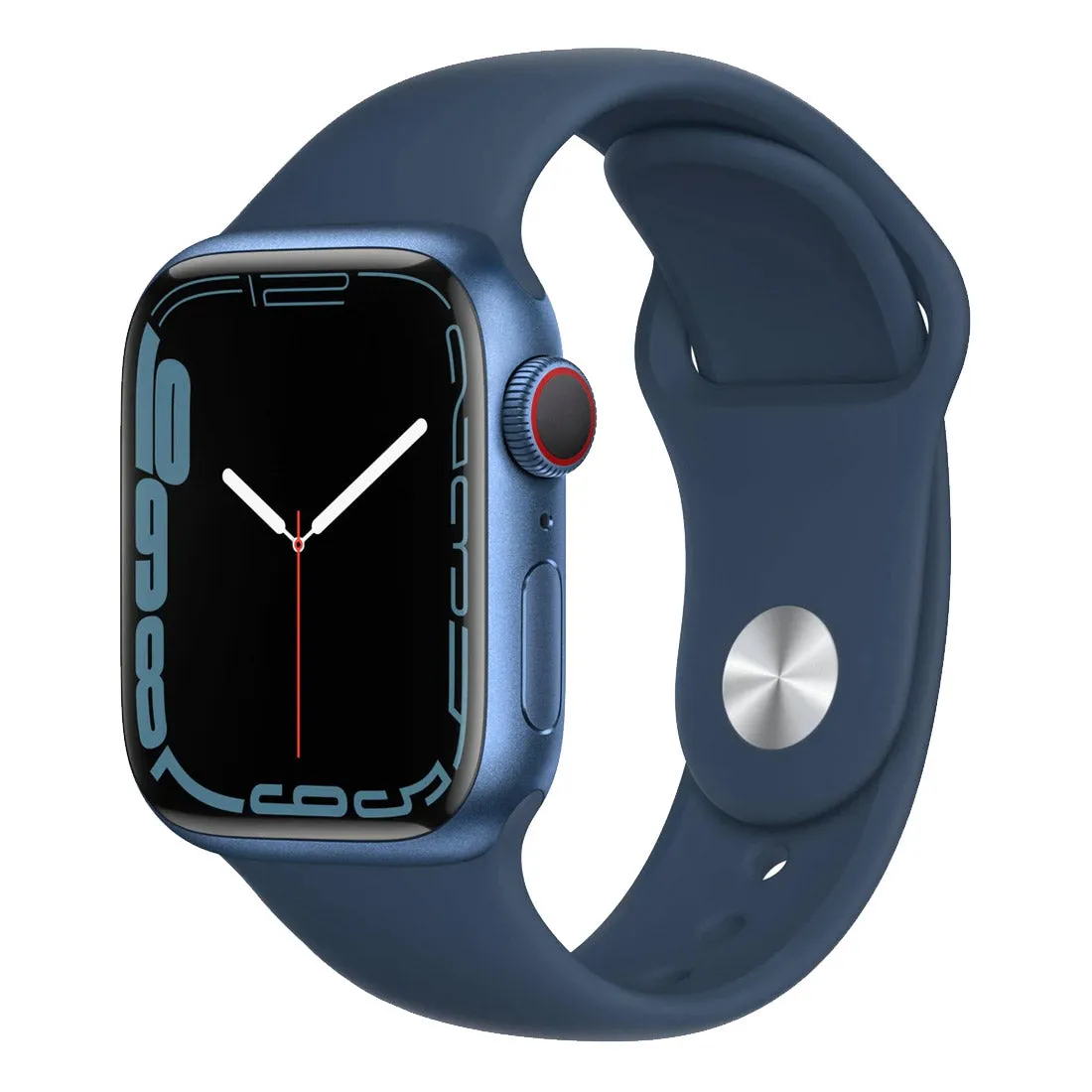 Apple Watch Series 7 41mm Aluminium Case With Sport Band GPS   Cellular - Blue - pristine Refurbished   - AU Version