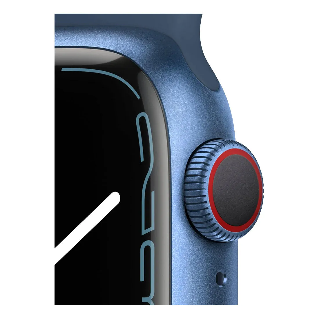 Apple Watch Series 7 41mm Aluminium Case With Sport Band GPS   Cellular - Blue - pristine Refurbished   - AU Version