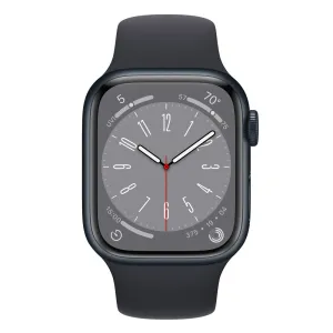 Apple Watch Series 8 GPS   Cellular 45mm Aluminum Case w/ Sport Band - Midnight - Excellent - Refurbished - AU Version