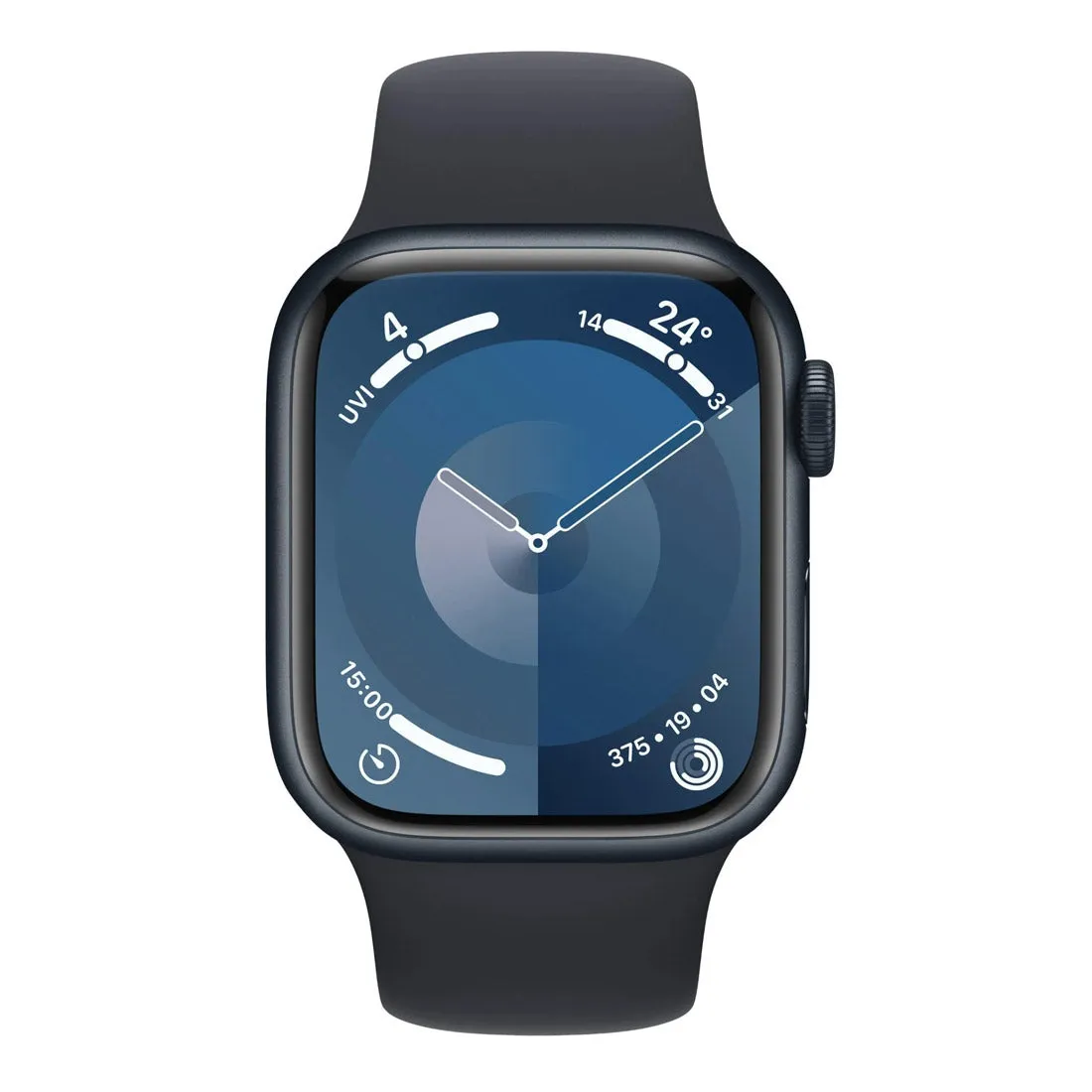 Apple Watch Series 9 45mm (GPS   Cellular) Midnight Aluminium Case with Midnight Sport Band (M/L) (Open Never Used)