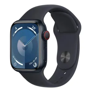 Apple Watch Series 9 45mm (GPS   Cellular) Midnight Aluminium Case with Midnight Sport Band (M/L) (Open Never Used)