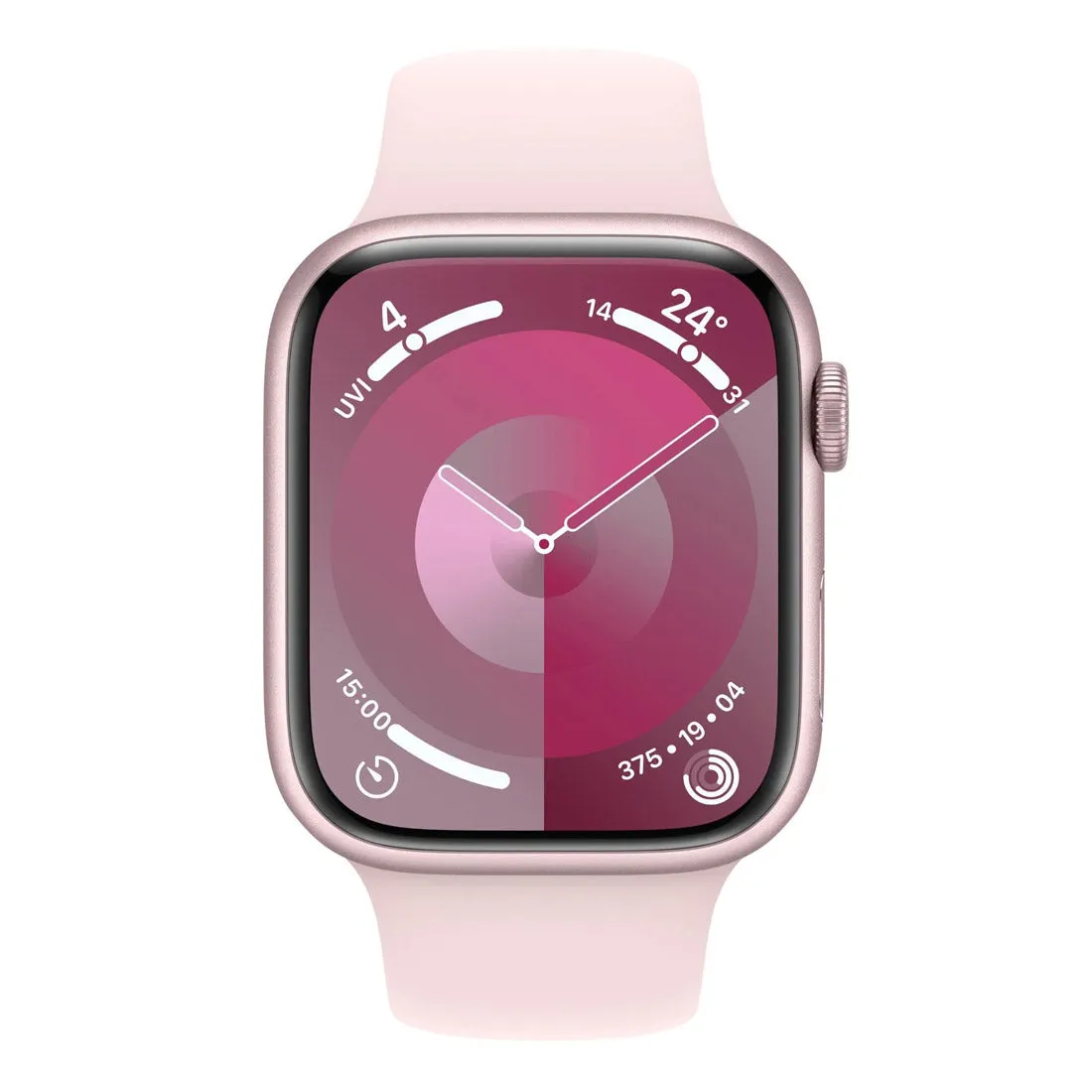 Apple Watch Series 9 GPS   Cellular 45mm Pink Aluminium Case w/ Light Pink Sport Band (M/L) Opened Never Used