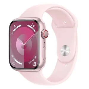 Apple Watch Series 9 GPS   Cellular 45mm Pink Aluminium Case w/ Light Pink Sport Band (M/L) Opened Never Used