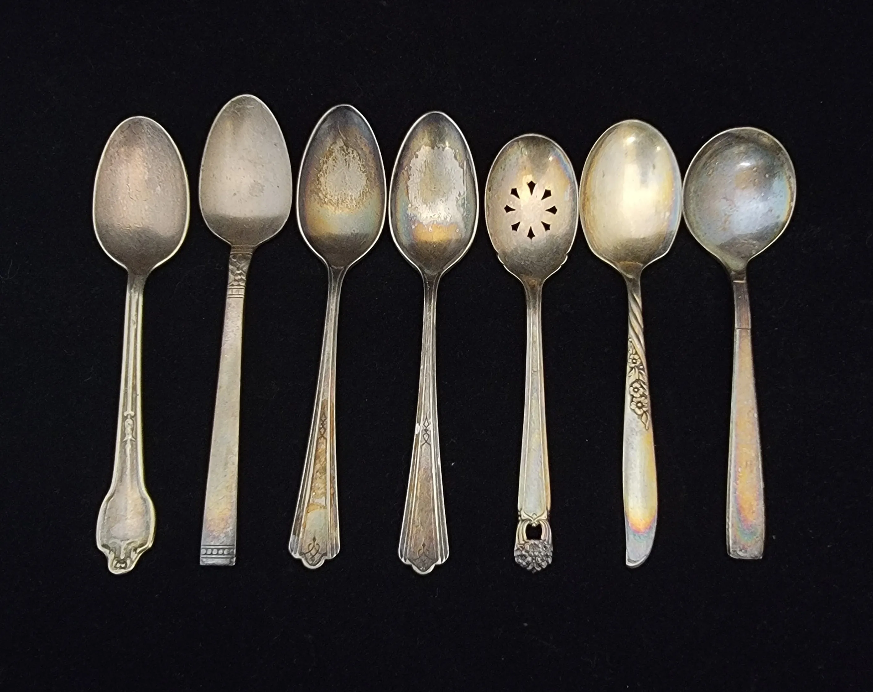 Assorted Silver Plate Spoons 13 Pieces - $500 APR Value w/ CoA!