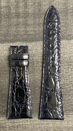 AUDEMARS PIGUET Dark Blue Padded Crocodile Leather Watch Strap - $800 APR VALUE w/ CoA! ✓