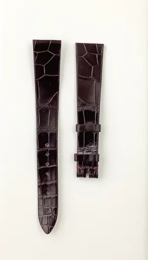AUDEMARS PIGUET Maroon Crocodile Leather Watch Strap - $650 APR VALUE w/ CoA! ✓