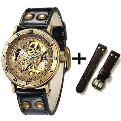AUGUSTUS Automatic Vintage Bronze Watch