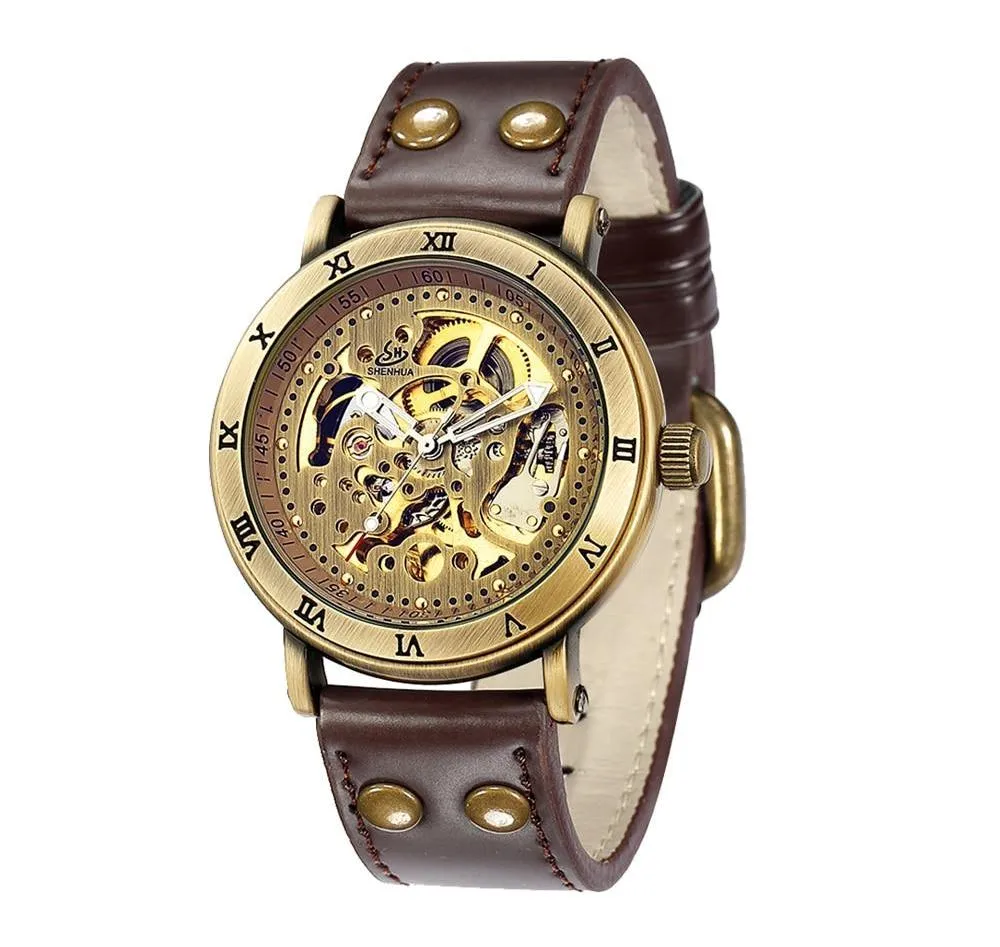 AUGUSTUS Automatic Vintage Bronze Watch