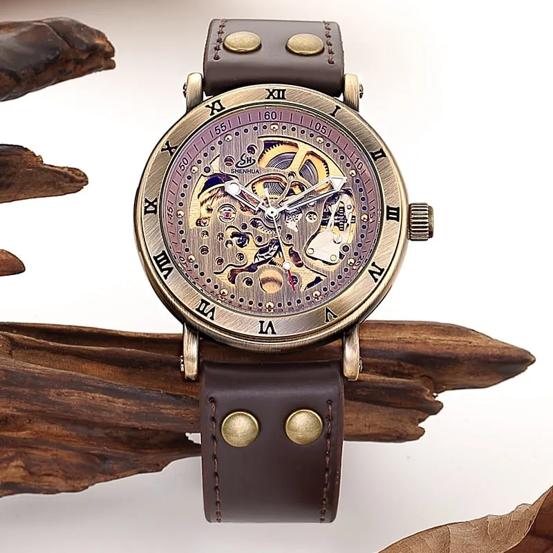 AUGUSTUS Automatic Vintage Bronze Watch