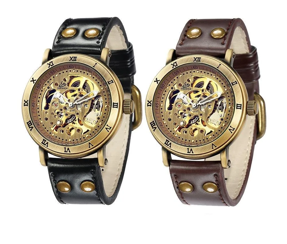AUGUSTUS Automatic Vintage Bronze Watch