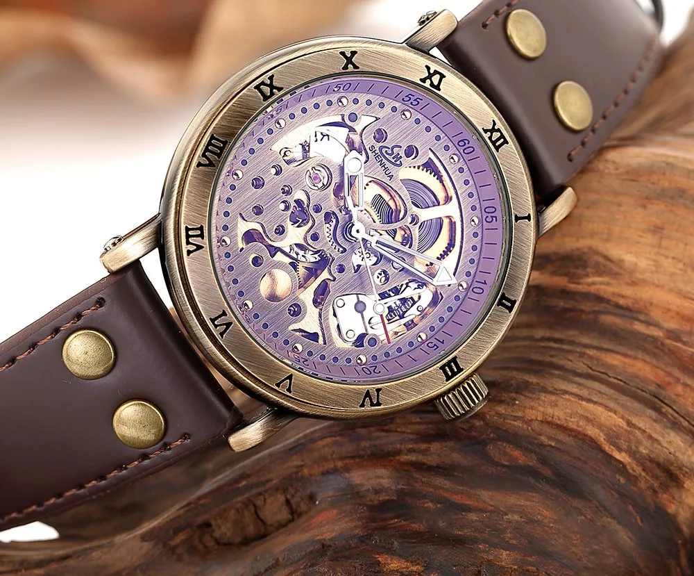 AUGUSTUS Automatic Vintage Bronze Watch