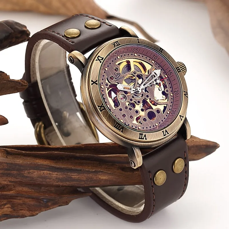 AUGUSTUS Automatic Vintage Bronze Watch