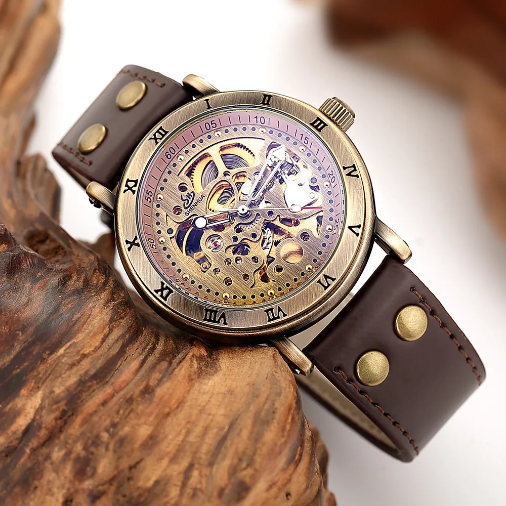 AUGUSTUS Automatic Vintage Bronze Watch