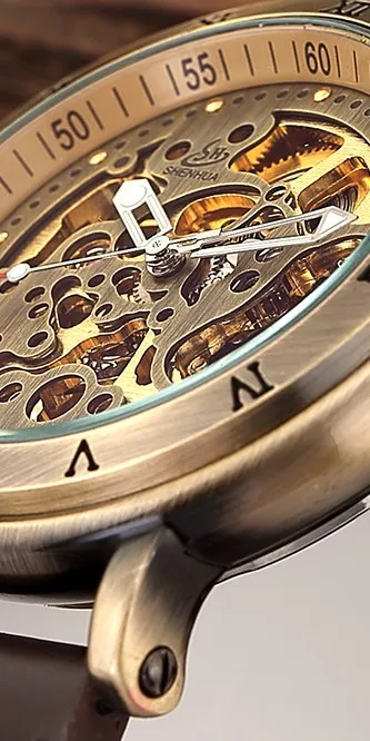 AUGUSTUS Automatic Vintage Bronze Watch