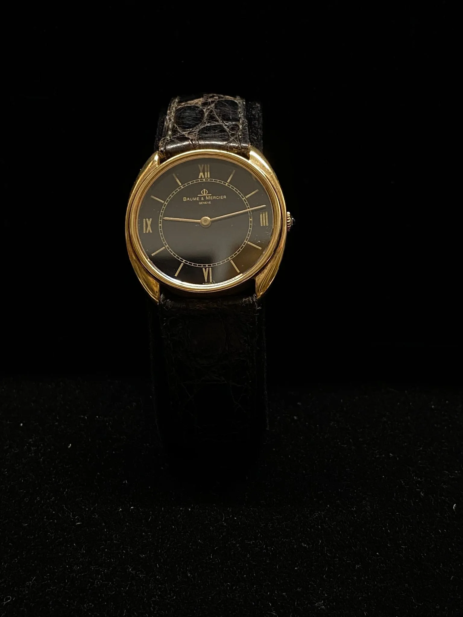 BAUME & MERCIER 18K YG Unique & Beautiful Brand New Men's Watch- $16K APR w/ COA