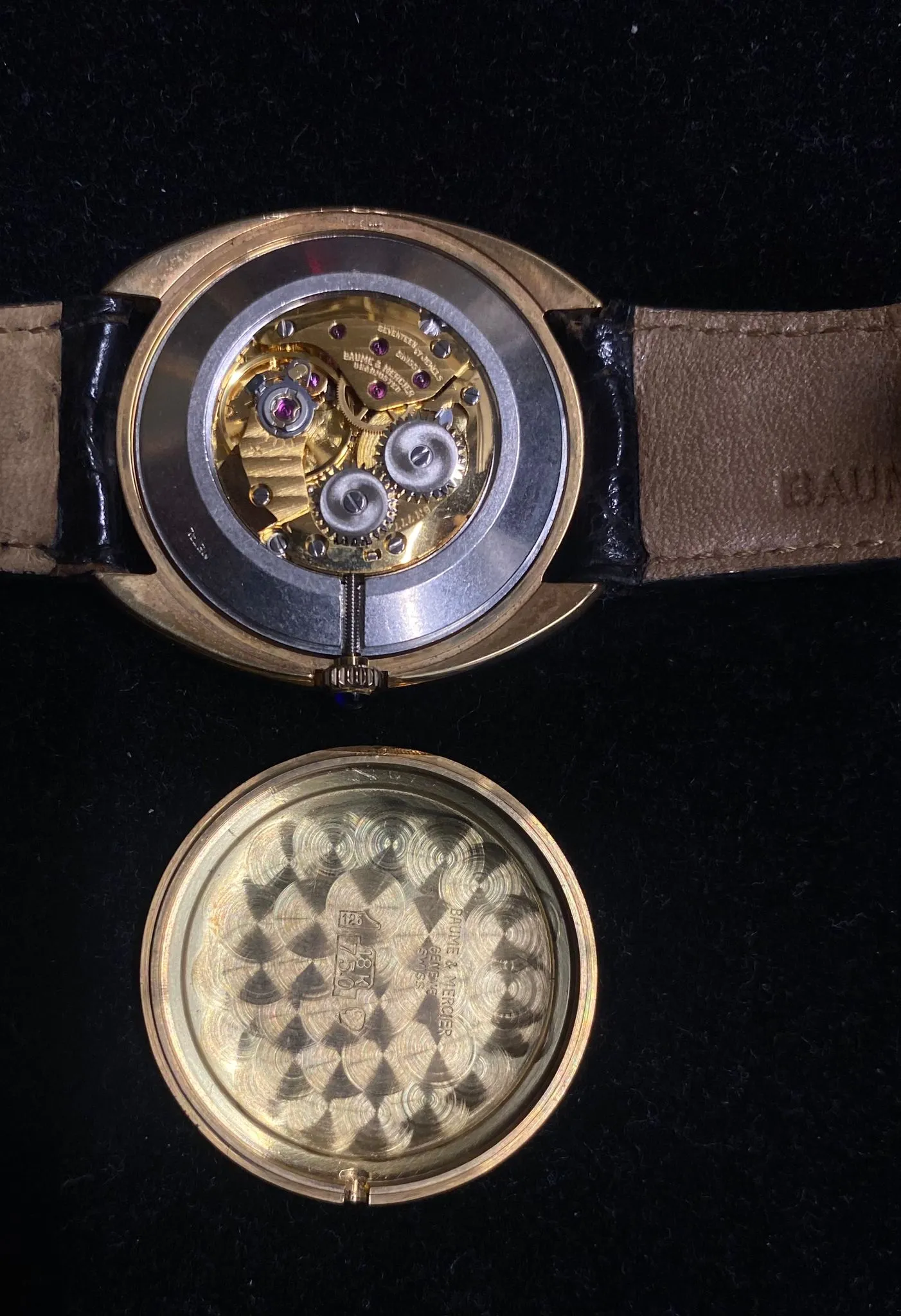 BAUME & MERCIER 18K YG Unique & Beautiful Brand New Men's Watch- $16K APR w/ COA