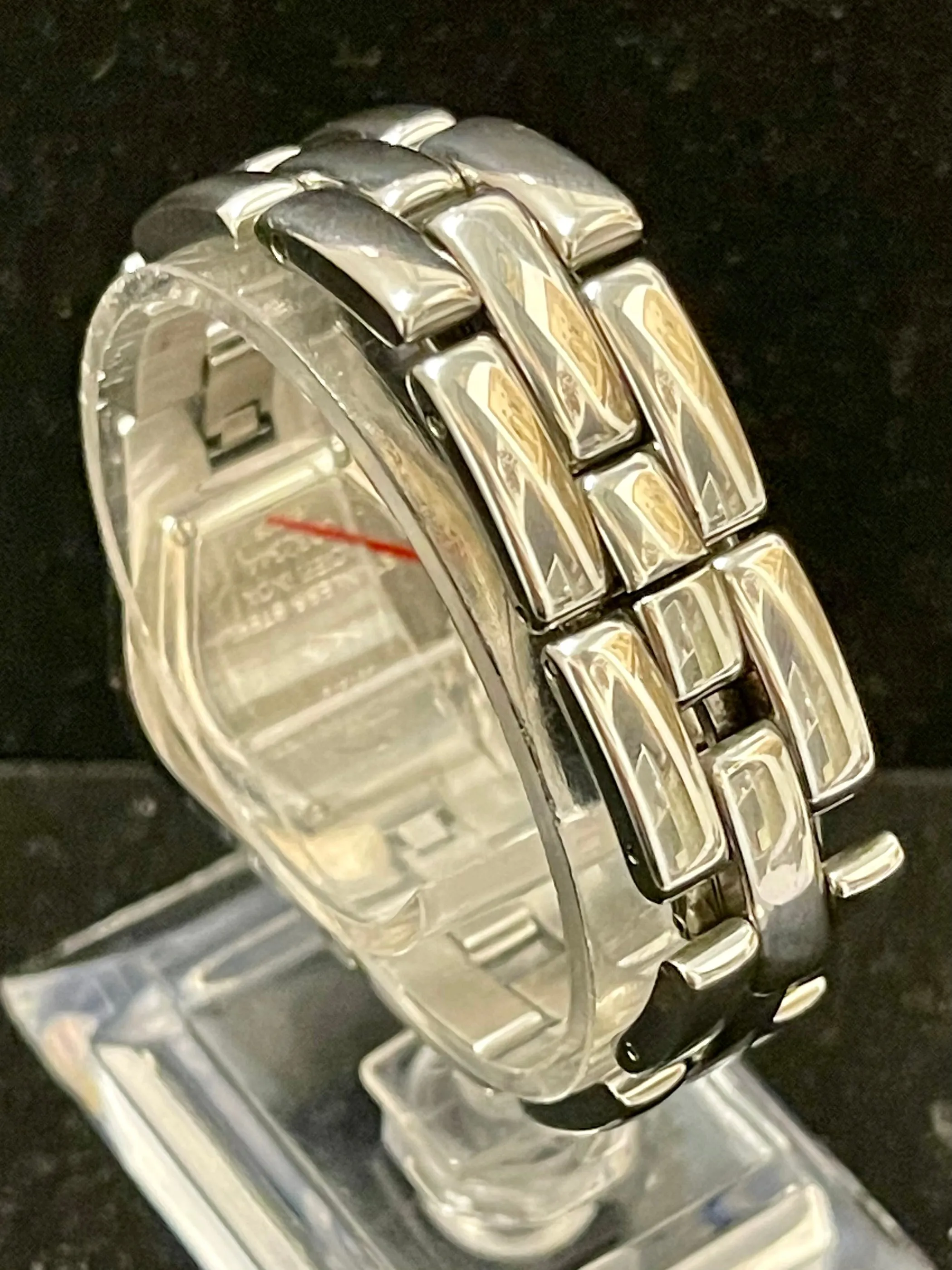 Baume & Mercier Blue MOP Dial w/ Diam in SS Ladies Wrist Watch - $6K APR w/ COA!