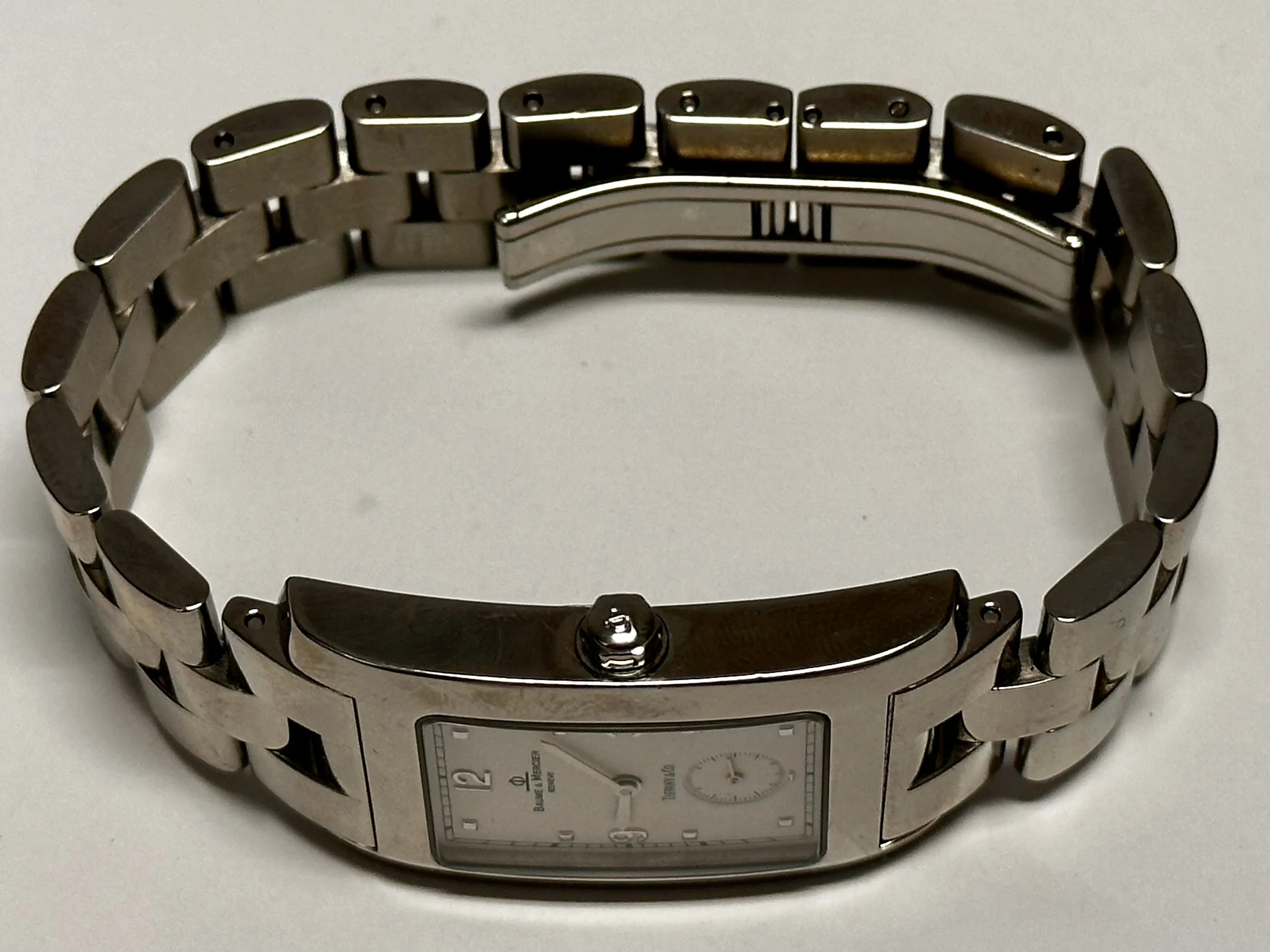 Baume & Mercier Co-Braded Tiffany & Co SS Chrono  Men's Watch - $8K APR w/ COA!!