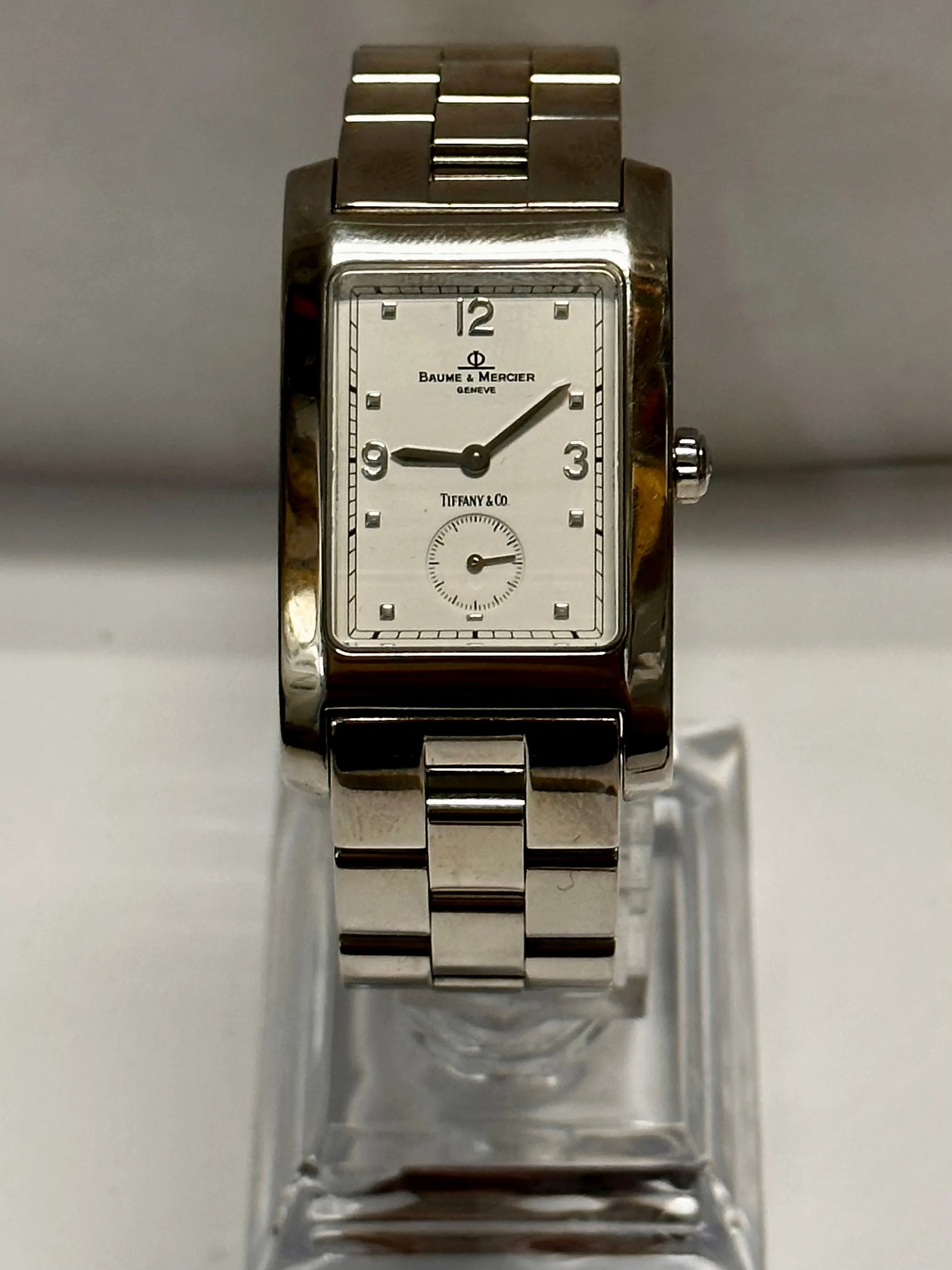 Baume & Mercier Co-Braded Tiffany & Co SS Chrono  Men's Watch - $8K APR w/ COA!!