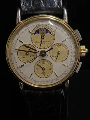 Baume & Mercier SG SS Moonphase w/Chronograph Brand New Watch - $30K APR w/ COA!
