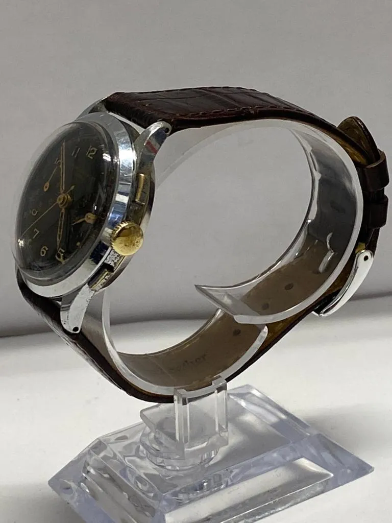 Baume & Mercier SS Circa 1940's Chronograph Unique Men's Watch- $15K APR w/ COA!