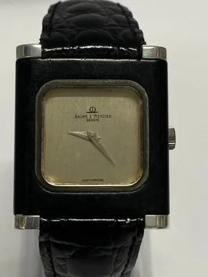 Baume & Mercier Sterling and Wood Unique & Special Men's Watch - $10K APR w/ COA