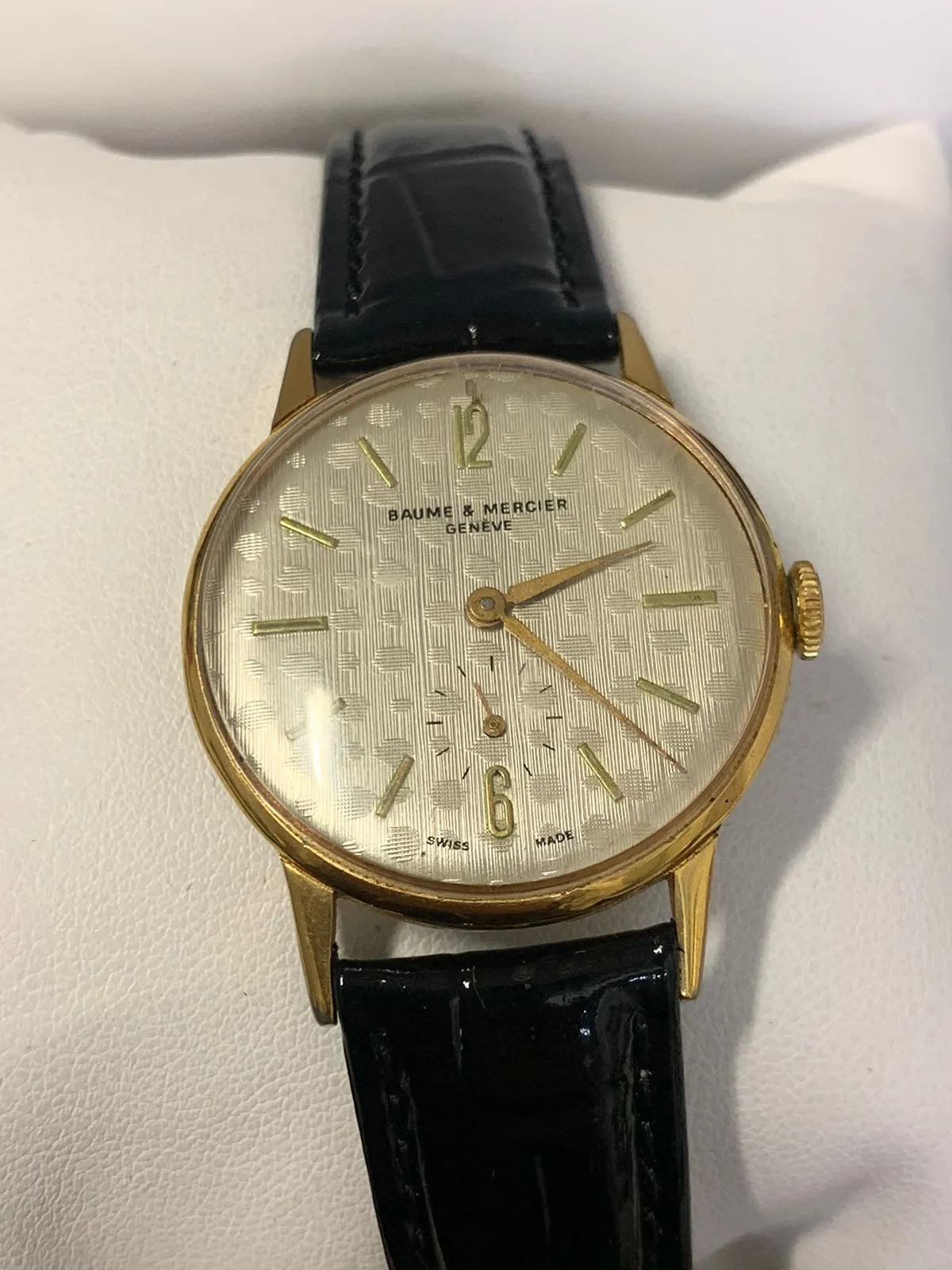 Baume & Mercier Unisex YGT SS Watch w/ Unusual Dial C. 1950s - $6.5K APR w/ COA!