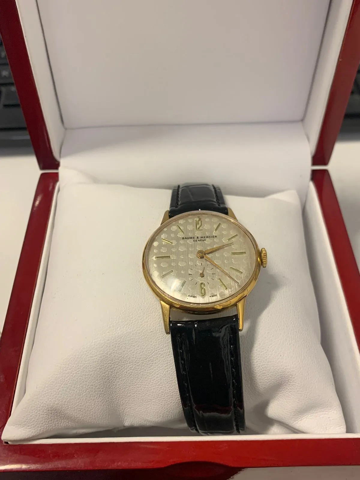 Baume & Mercier Unisex YGT SS Watch w/ Unusual Dial C. 1950s - $6.5K APR w/ COA!