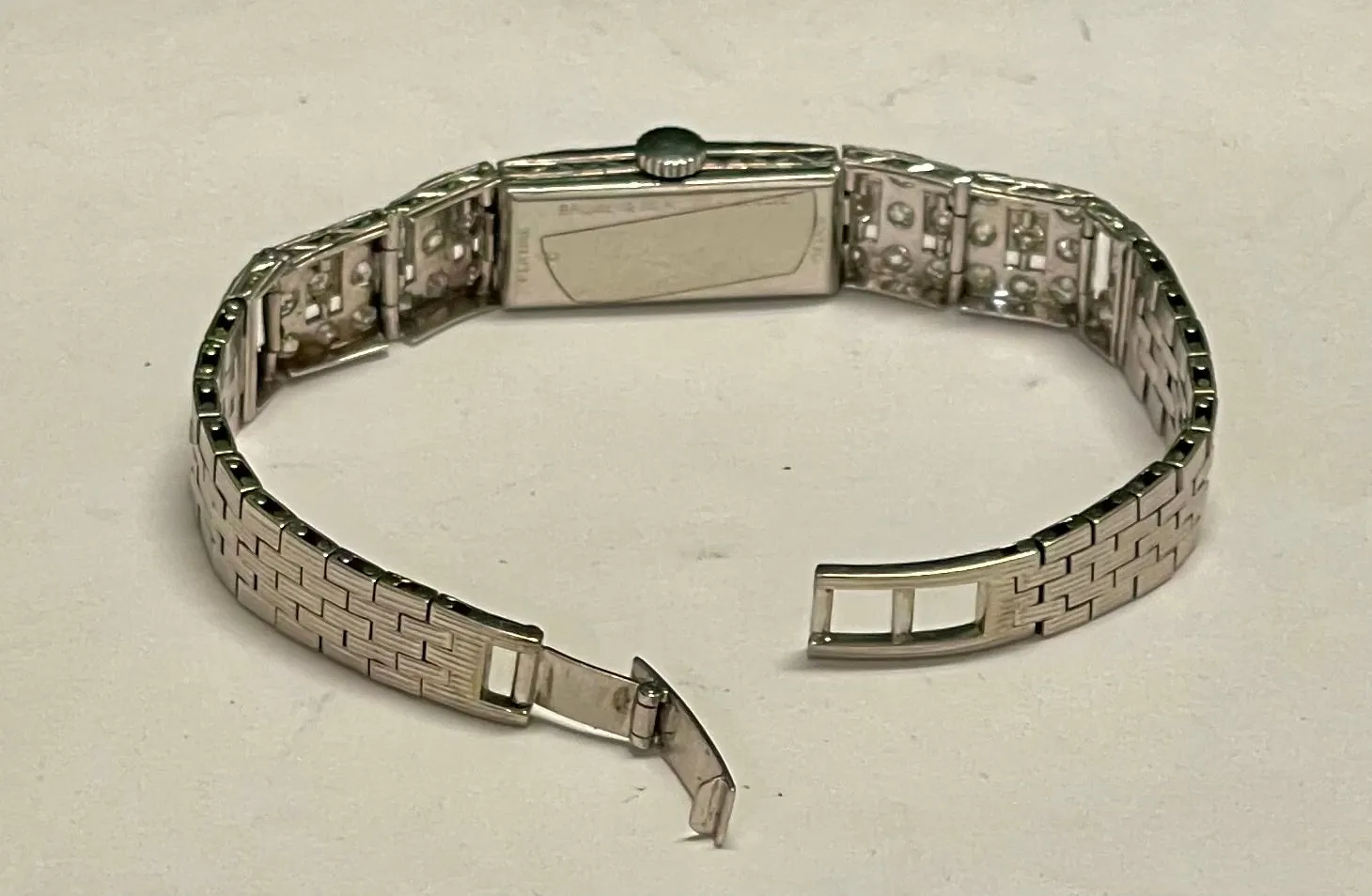 BAUME & MERCIER Vintage 1920s Platine W/ 77 Diamonds 31 Grams - $40K APR w/ COA!