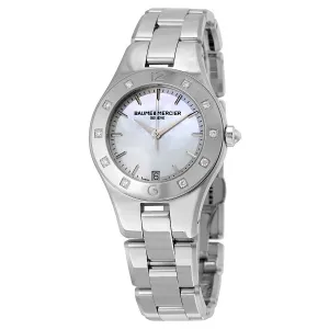 Baume and Mercier Linea Mother of Pearl Diamond Ladies Watch 10071