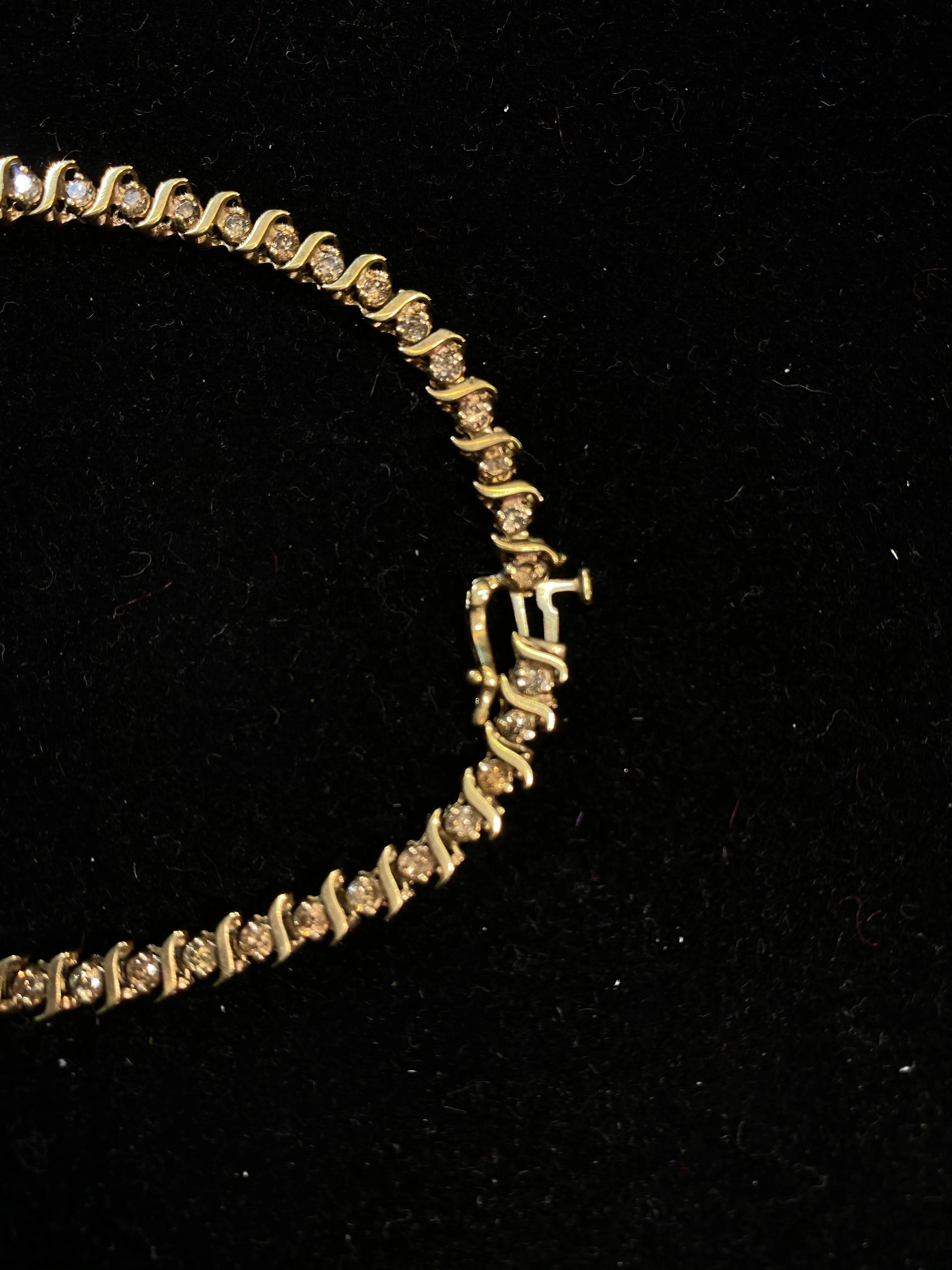 BEAUTIFUL Designer Diamond Tennis Bracelet Yellow Gold w/ 43 Diamonds & 2.50 Carats!  - $5K Appraisal Value! ✓
