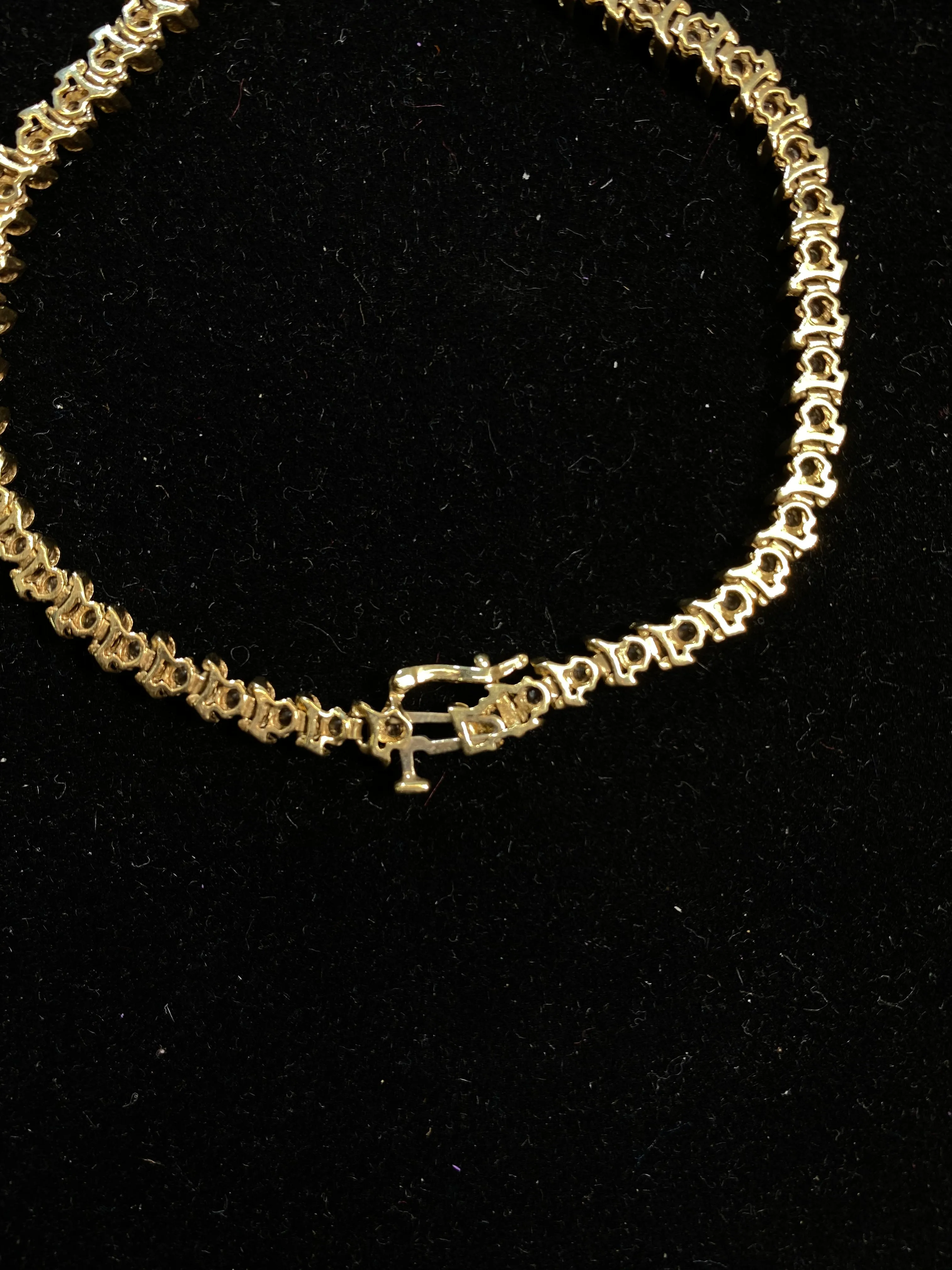 BEAUTIFUL Designer Diamond Tennis Bracelet Yellow Gold w/ 43 Diamonds & 2.50 Carats!  - $5K Appraisal Value! ✓