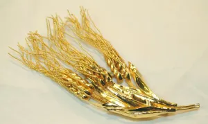 BEAUTIFUL Vintage 1950s Greek 22K Yellow Gold Wheat Brooch - $15K VALUE