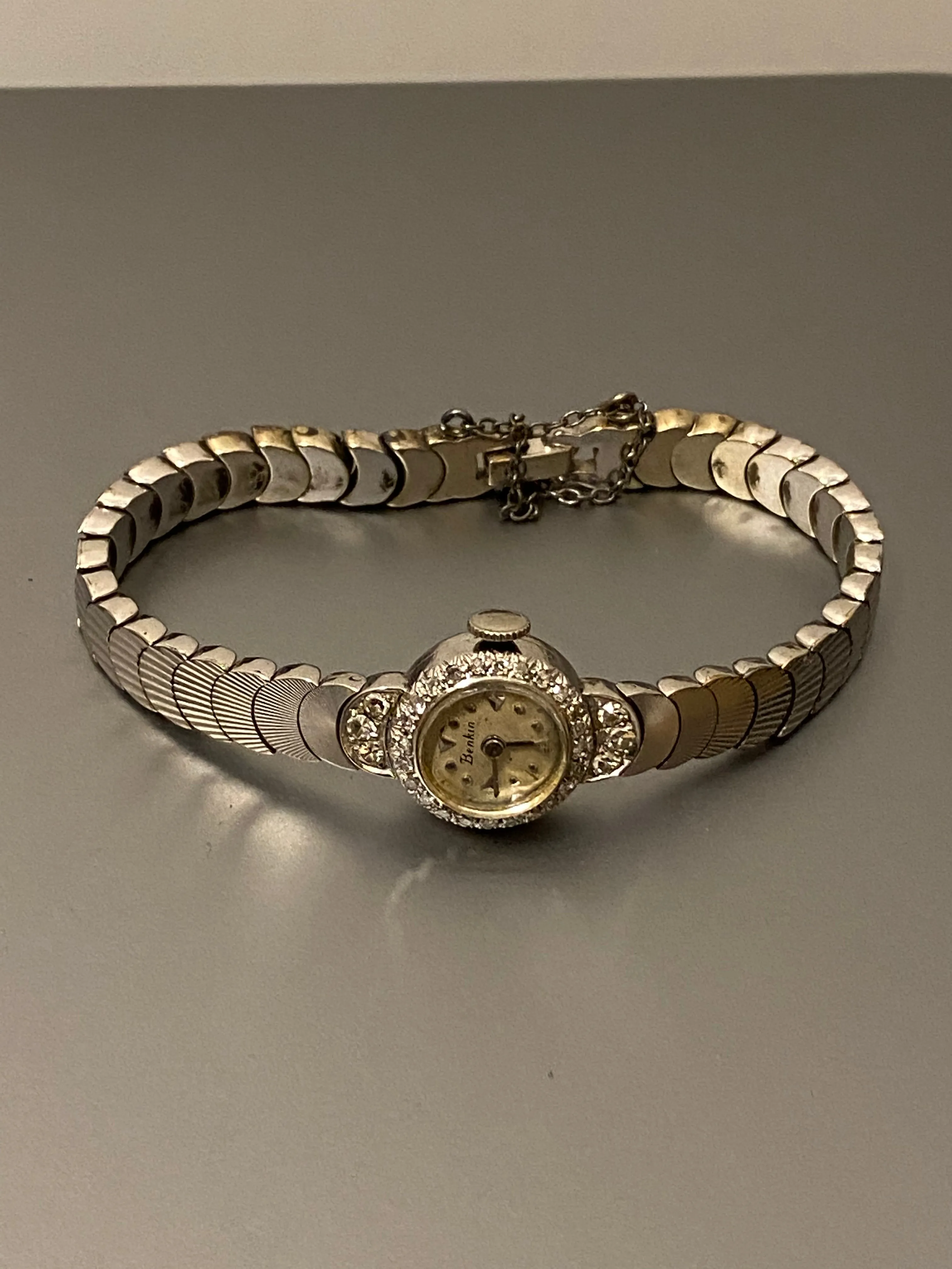 BENKIN Vintage 1920s SWG Ladies Watch w/ 0.80K of FVSI Diamonds- $15K APR w COA!