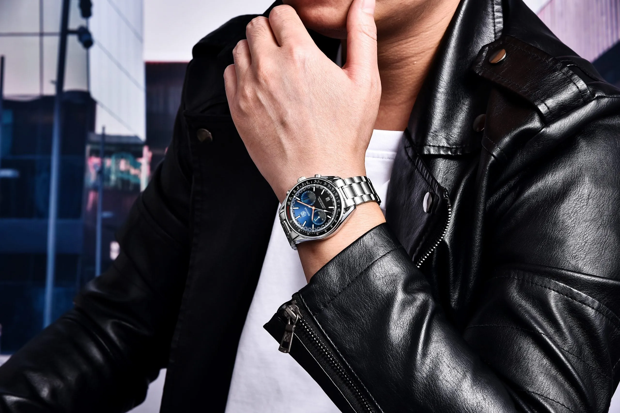BENYAR-  Exclusive Chronograph Edition blue dial BY-5194M