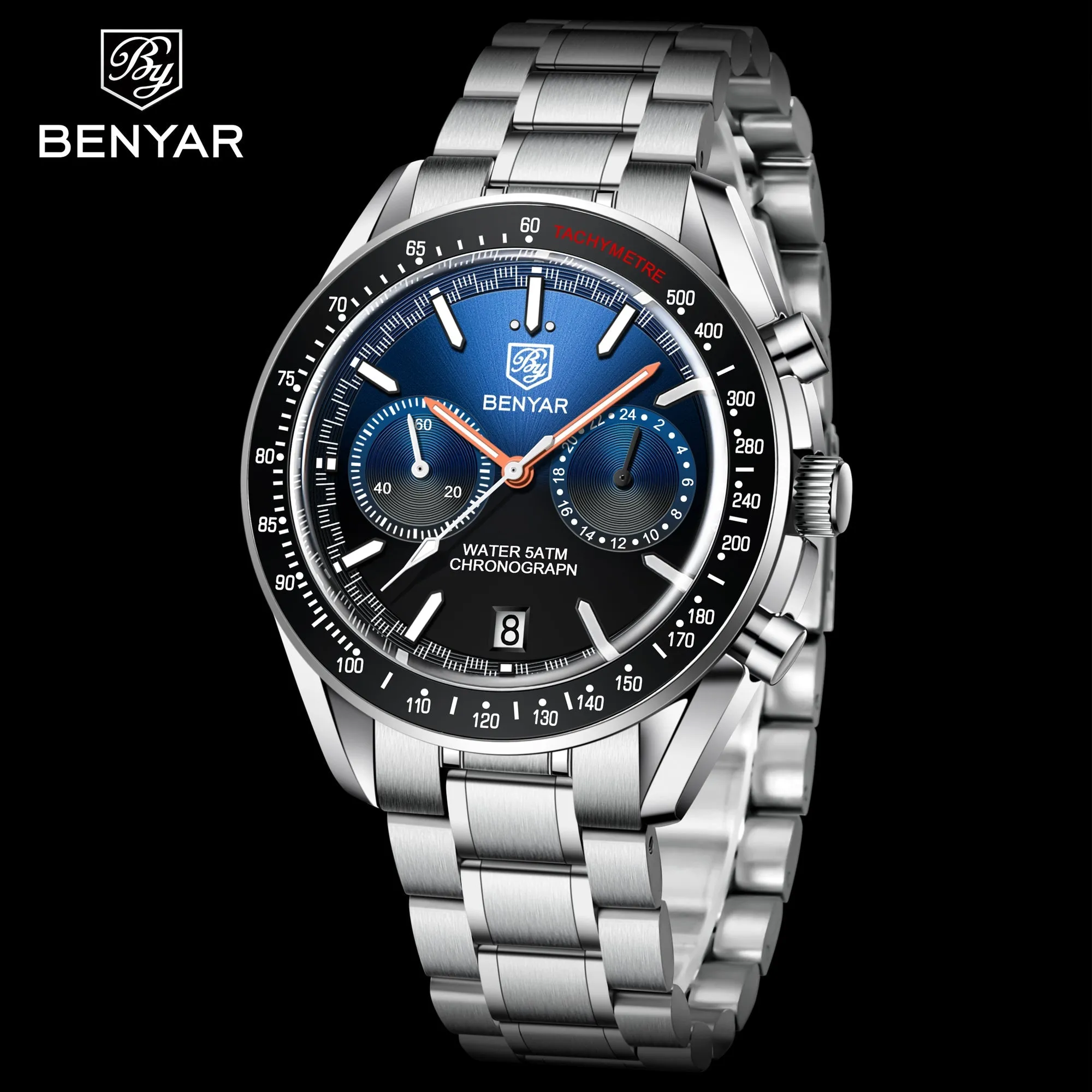 BENYAR-  Exclusive Chronograph Edition blue dial BY-5194M