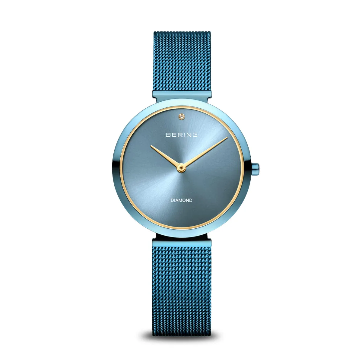 Bering Charity Polished Blue Watch